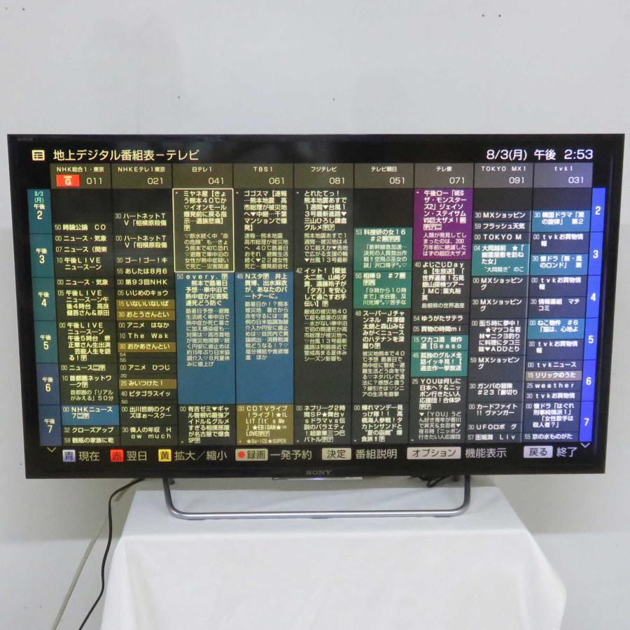 BRAVIA 現状 ◇ SONY 40インチ 液晶テレビ KJ-40W730C 2016年製 ソニー