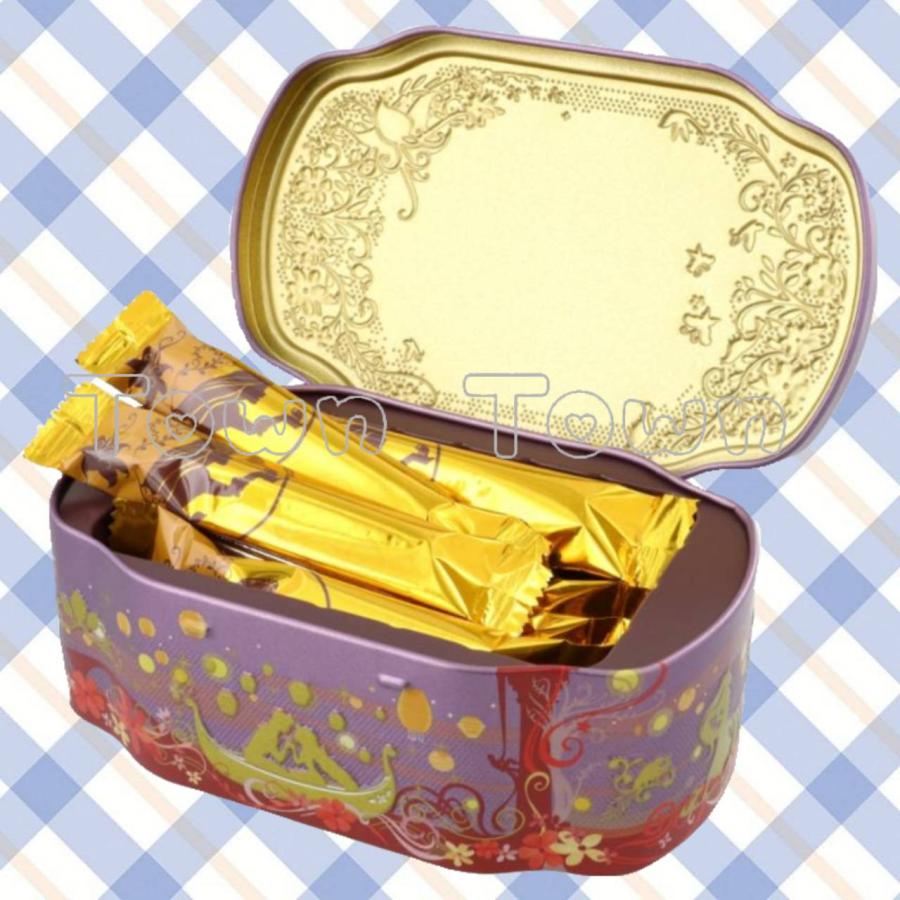 Disney（ディズニー） ラプンツェル 缶入りロールクッキー