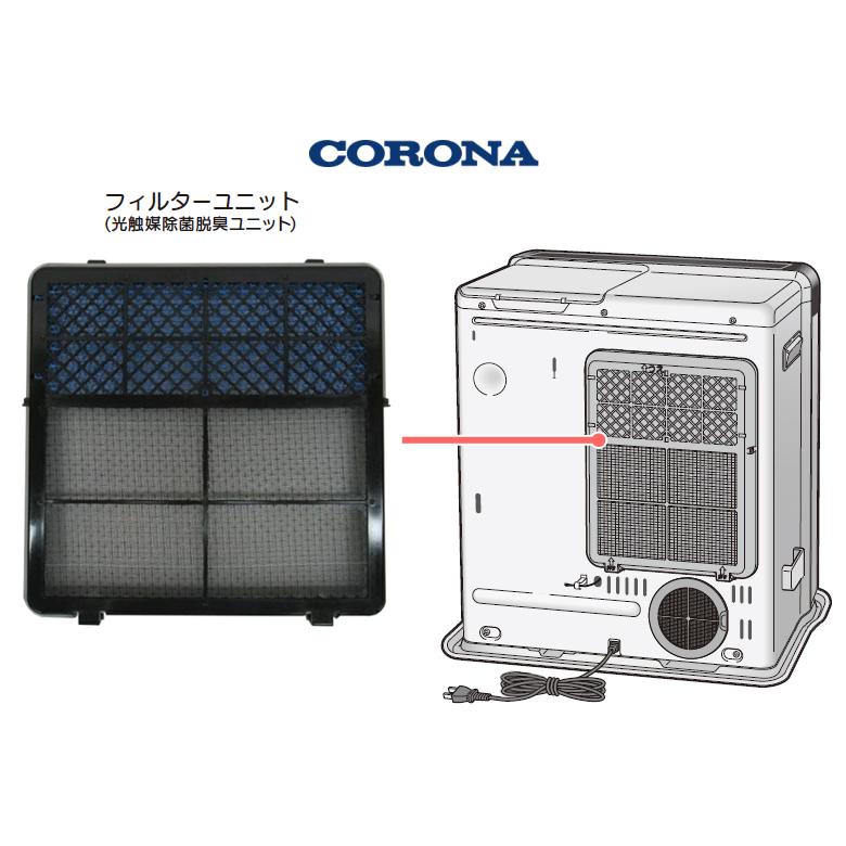 CORONA（コロナ） ファンヒーター用 フィルターユニット 光触媒除菌