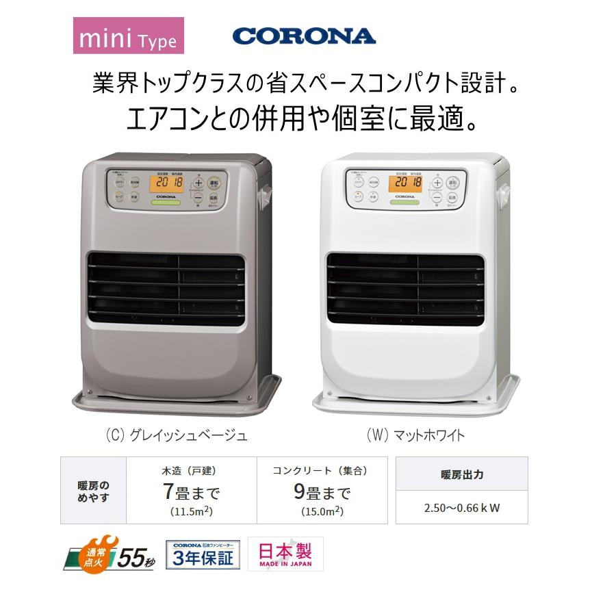 CORONA(住宅設備) コロナ 石油 ファンヒーター FH-M2524Y (W CORONA(住宅設備) コロナ 石油 ファンヒーター FH-M2524Y (W