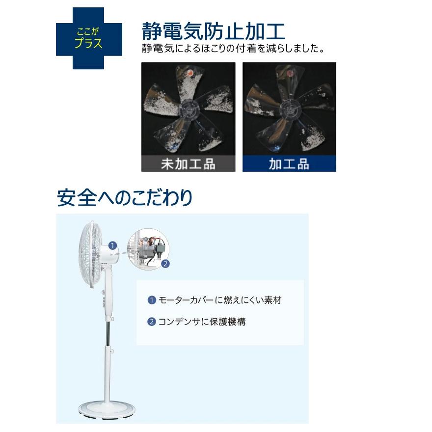 TOYOTOMI トヨトミ フロア 扇風機 FS-F40P (W) ホワイト