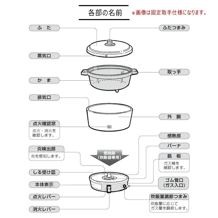 パロマ PR-101DSS 業務用 ガス 炊飯器 (5.5升 / 10L / 20〜55合炊き