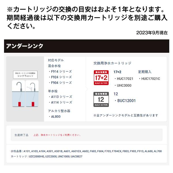 クリンスイ A113HU 三菱ケミカル 三菱レイヨン A103ZC A103HUの クリンスイ A113HU 三菱ケミカル 三菱レイヨン A103ZC A103HUの