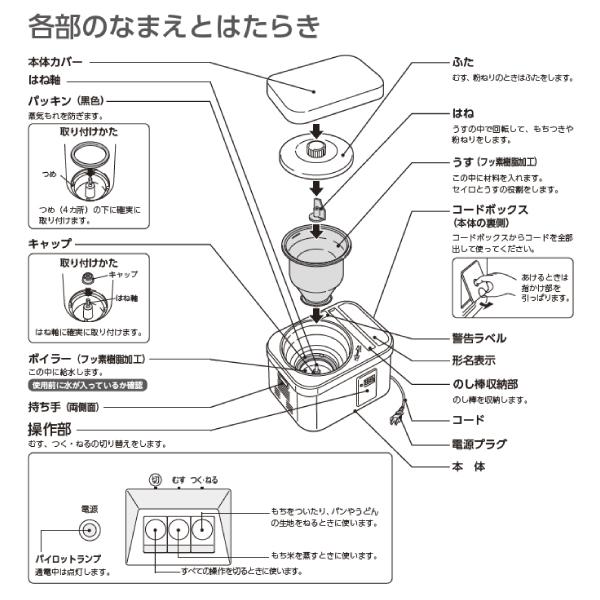 TOSHIBA AFC-216(W) 東芝 もちっ子(家庭用もちつき機・餅つき機 TOSHIBA AFC-216(W) 東芝 もちっ子(家庭用もちつき機・餅つき機