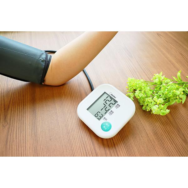 血圧計 上腕式 血圧測定器 コンパクトタイプ ドリテック デジタル自動血圧計 簡単操作 DRETEC ピンク BM-211PK｜townmall｜02