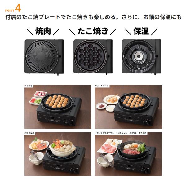 Iwatani CB-MSG-1+ジュニアマルチプレート CB-A-MPJ カセット Iwatani CB-MSG-1+ジュニアマルチプレート CB-A-MPJ カセット