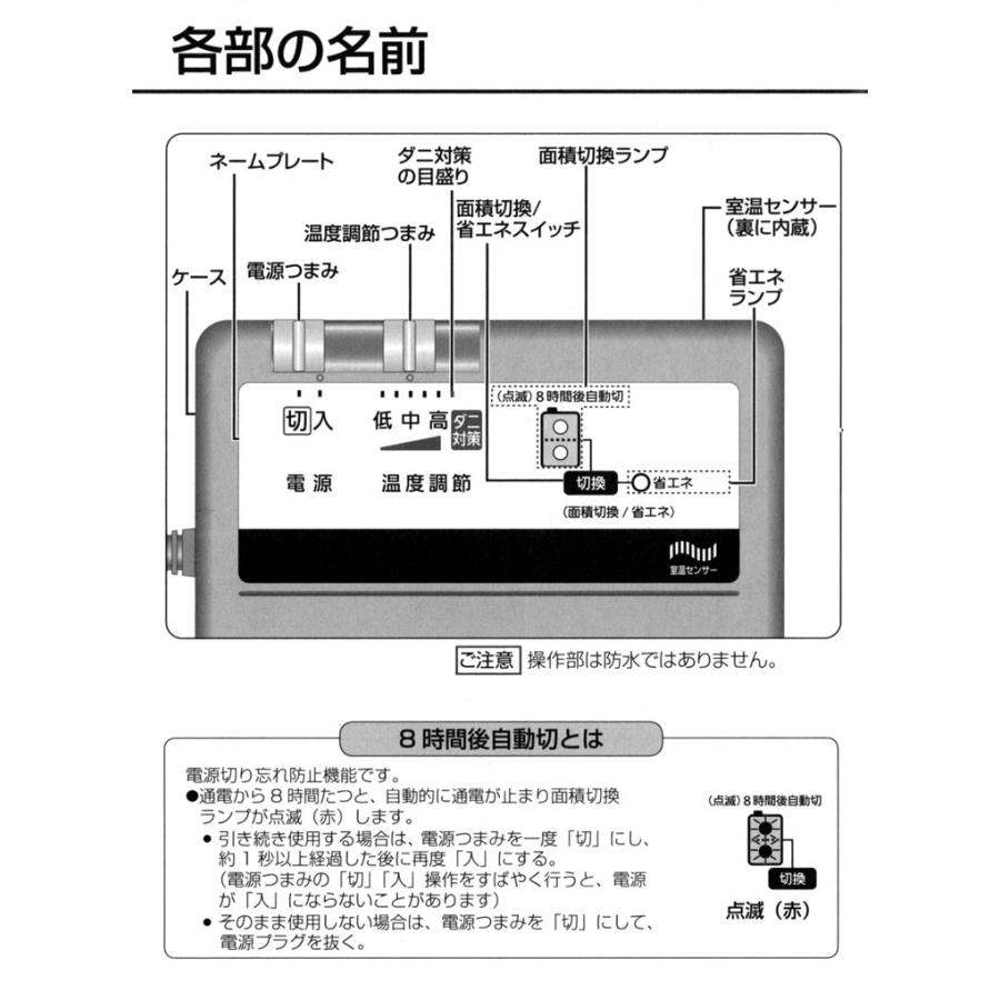 Panasonic　ホットカーペット　２畳相当　DC-2NK　2018年式