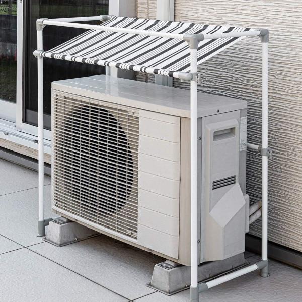 エアコン 室外機 日よけ おしゃれ 熱がこもりにくい SEKISUI シェード