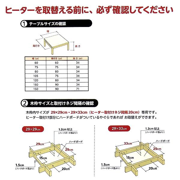 メトロ電気工業 MCU-501E(DKB) 赤外線式こたつ用 取替ヒーター 手元