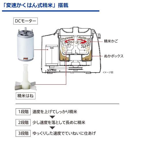 精米機 家庭用 タイガー 無洗米 機能付き RSF-A100(R) 自宅用 タイガー魔法瓶 TIGER 家庭用精米器 RSF-A100-R｜townmall｜02