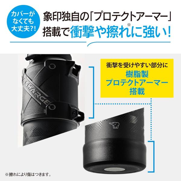象印（ZOJIRUSHI） SD-HB10(AL) ステンレスボトル 水筒 プロテクト