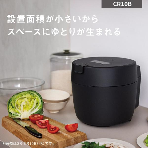 Panasonic（パナソニック） SR-CR10B-W 炊飯器 5合炊き 圧力IH 圧力IH 