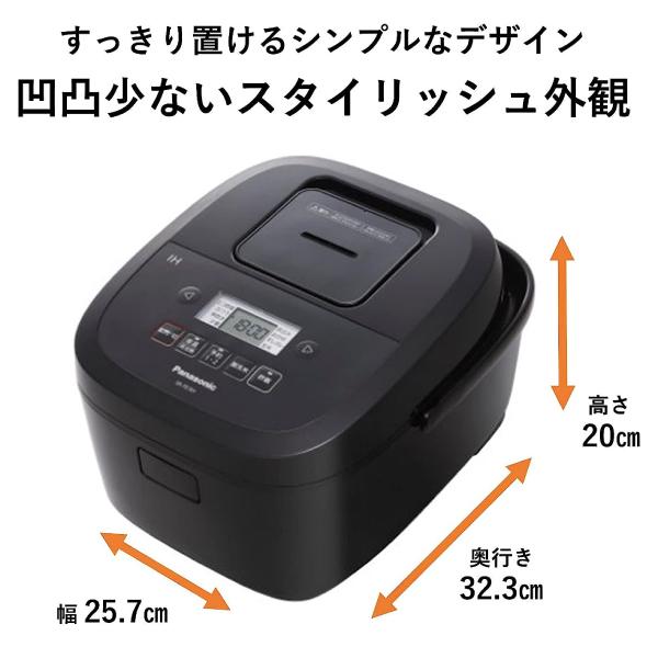Panasonic SR-FE101-K パナソニック 炊飯器 5.5合炊き IHジャー炊飯器 