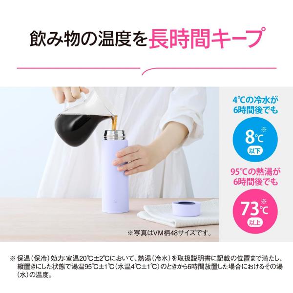 象印（ZOJIRUSHI） SU-AA48(VM) ステンレスマグボトル スクリューマグ