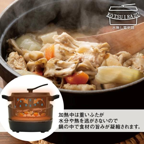 エムケー精工 MK 水無しIH電気鍋 無水鍋はガス火OK 20cm 無水調理 2L