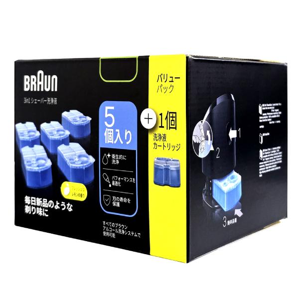 BRAUN CCR5CR ブラウン 洗浄液 6個入り CCR5CR+1の増量パック BRAUN CCR5CR ブラウン 洗浄液 6個入り CCR5CR+1の増量パック