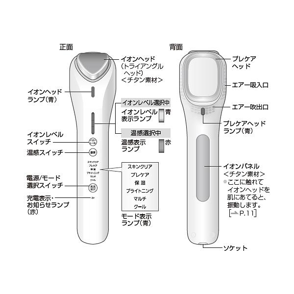 導入パナソニック 美顔器 イオンエフェクター 高浸透タイプ EH-ST98-N コスメ・香水・美容 正規品・日本製
