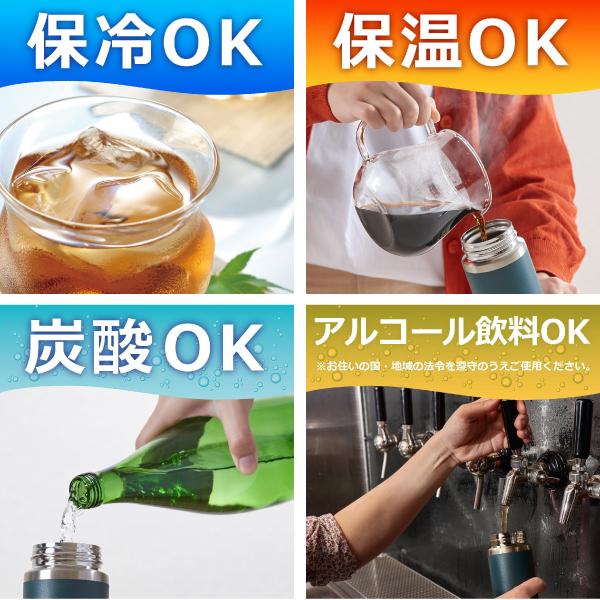 MKB-T036WK タイガー魔法瓶 真空断熱炭酸ボトル 真空断熱ボトル ステンレスボトル 直飲み 360ml(0.36L) 保温保冷 水筒 TIGER イーグレットホワイト MKB-T036-WK｜townmallneo｜04