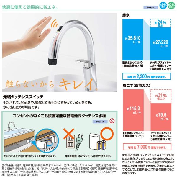 LIXIL RSF-672A リクシル ハンドシャワー付タッチレス混合水栓 LIXIL RSF-672A リクシル ハンドシャワー付タッチレス混合水栓
