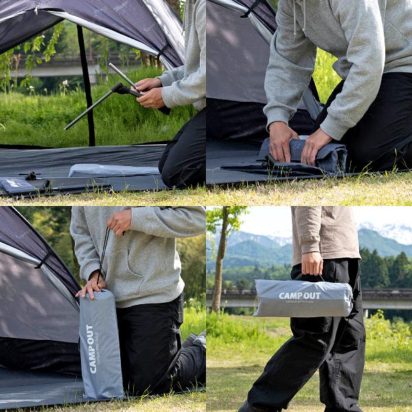CAMPOUT UC-1855 キャプテンスタッグ アウトドアチェア グランドチェア