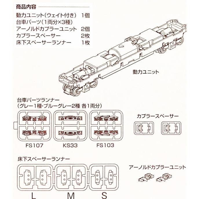 鉄道コレクション 動力ユニット TM-13R 19m級B Nゲージ : トイ&ホビー