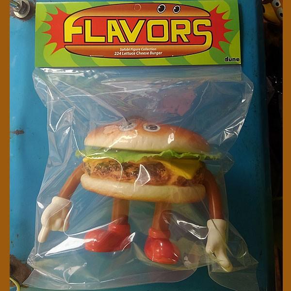 FLAVORS Super Vinyl Collectible 224 Lettuce Cheese Burger フレーバーズ レタスチーズバーガー