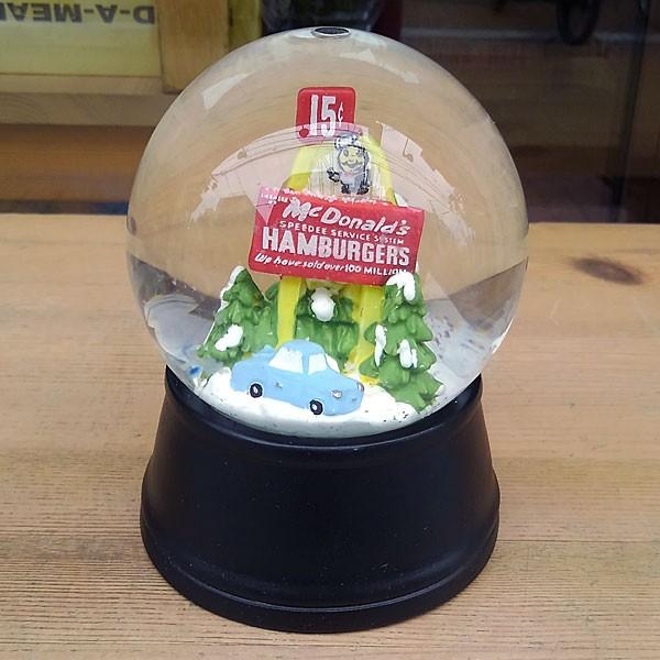McDonald's SNOW GLOBE マクドナルド スノードーム : トイバーガー