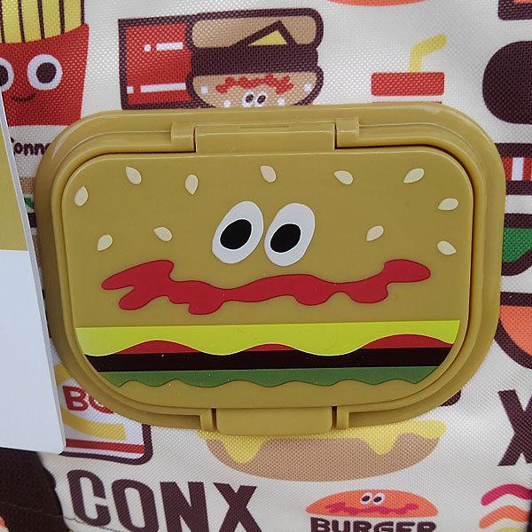 BURGER CONX バーガーコンクス ウエットティッシュポケット付きランチバッグ 価格変更ございました！｜toy-burger｜05