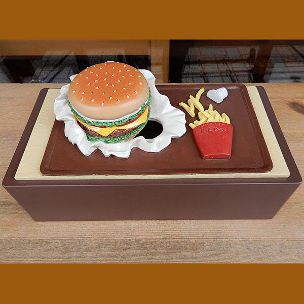 【超レア】マクドナルド ハンバーガー ティッシュケース　グッズ ハンバーガー チーズバーガー ティッシュケース ティッシュスタンド