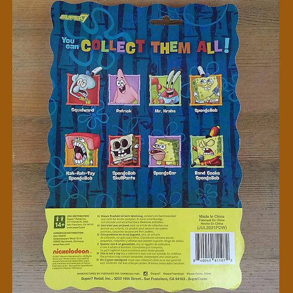 SUPER7 SpongeBob SQUAREPANTS Re Action Figures SpongeBob SkullPants スポンジ ボブ アクションフィギュア スカルパンツ |  | 01