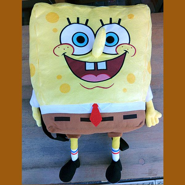 Sponge Bob Plush Backpack スポンジボブ ぬいぐるみ バックパック リュックサック スポンジボブ |  | 01