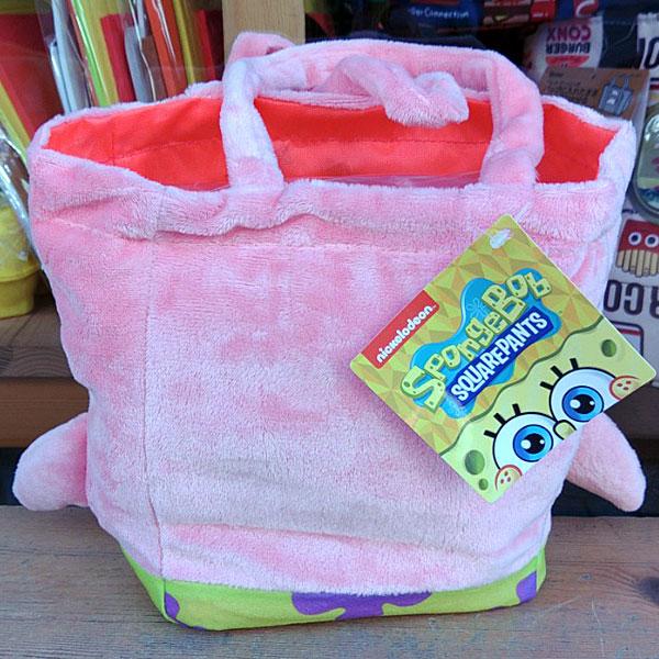 Sponge Bob Plush Mini Tote Bag スポンジボブ ぬいぐるみ ミニトートバッグ パトリック |  | 01