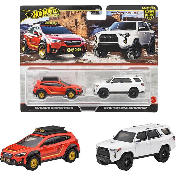 ホットウィール 2パック 各4セット計8セット スープラ 4ランナー ホットウィール(Hot Wheels) プレミアム 2パック スバル クロス