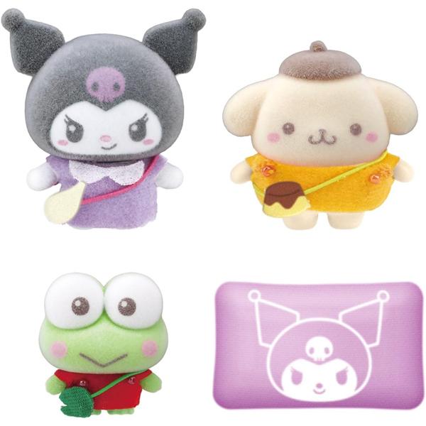 ぷちとも Sanrio characters クロミ＆ポムポムプリン＆けろけろけろっ