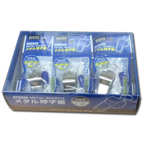 メタル呼子笛 コルク入り ひも付き 12個入り BOX販売 : トイショップま
