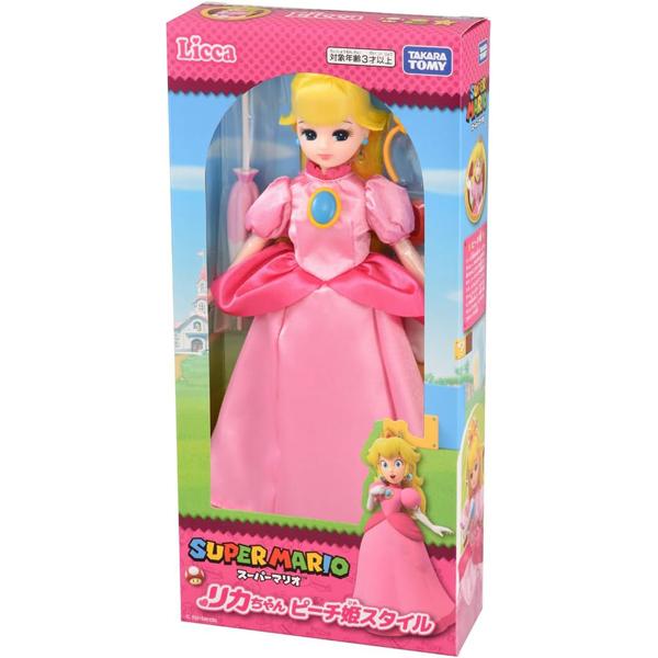 リカちゃん リカちゃん人形 スーパーマリオ ピーチ姫スタイル
