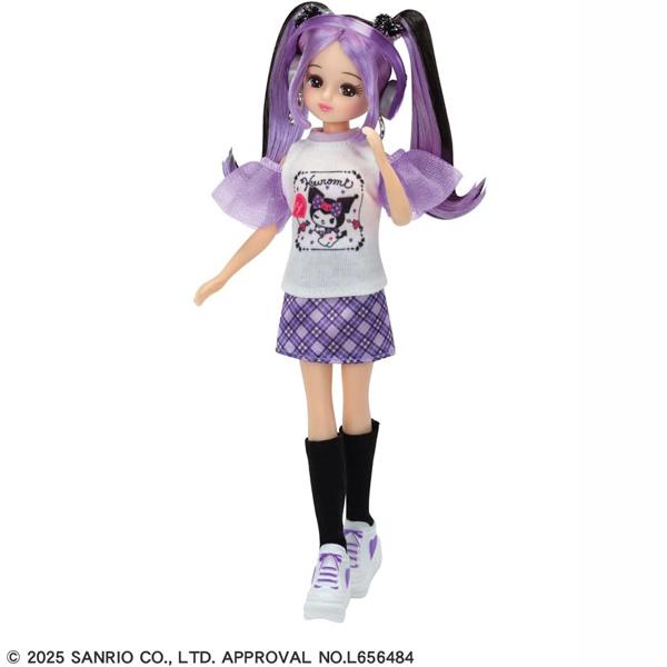 リカちゃん人形 クールなクロミ リカちゃん DX カジュアル＆パープル