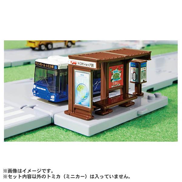 トミカ トミカワールド トミカタウン バス停(トミカ付き) : トイ