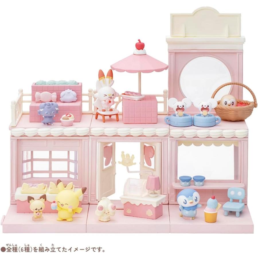 ポケピース コレクションハウス 〜Sweets shop〜 6種類 タカラトミー（TAKARA TOMY） [BOX販売] ポケットモンスター ポケモン