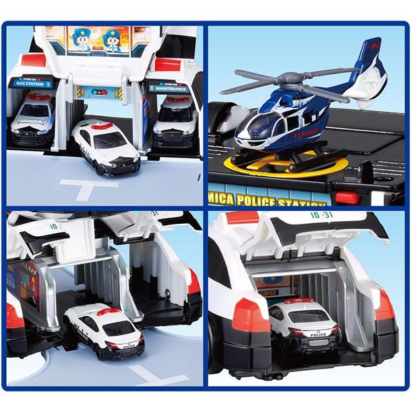 トミカ トミカワールド トミカビークルタウン 変形パトロールカー
