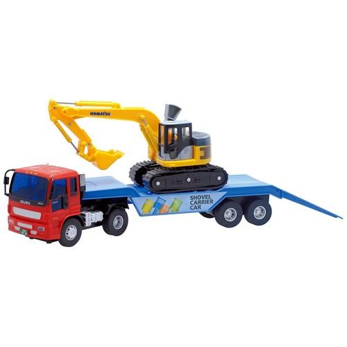 No.518 オーダーマスク　働く車　ショベルカー　キャリアカー　キッズ はたらく車 ショベルキャリアカー | おもちゃ 男の子 車 自動車 3歳