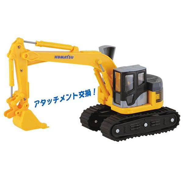 はたらく車 パーツいっぱい！コマツPC228usジュニア工事現場セット