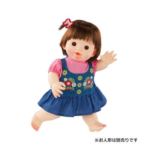 ぽぽちゃん 着せかえシリーズ ぽぽちゃん専用 お花柄デニムのジャンパースカート 服 洋服 ポポちゃん おもちゃ トイショップまのあ ヤフー店 通販 Yahoo ショッピング