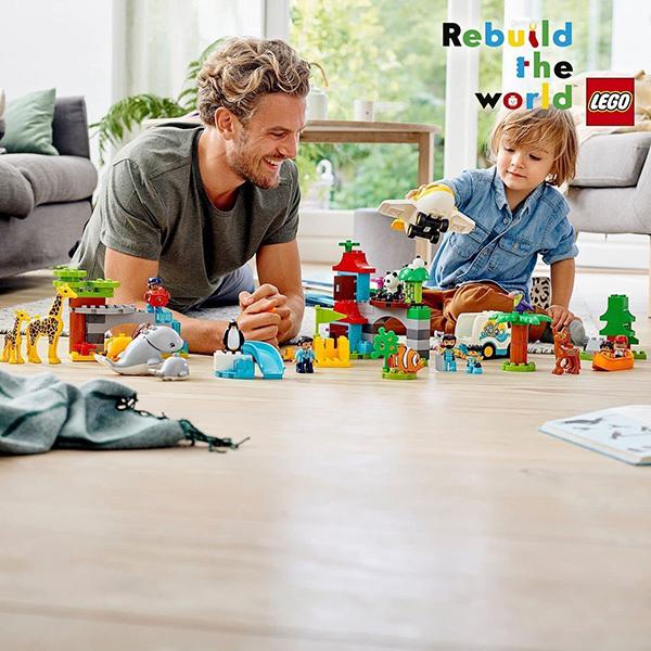 LEGO レゴ(LEGO) デュプロ 世界のどうぶつ 世界一周探検 10907 