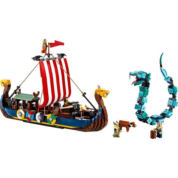 LEGO（レゴ） クリエイター 海賊船とミッドガルドの大蛇 31132 