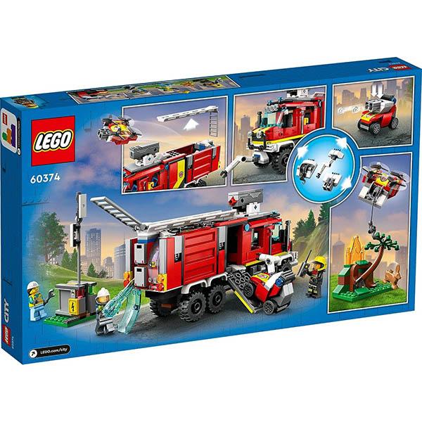 めたすら LEGO（レゴ） シティ 消防指令トラック 60374 | ブロック : トイ
