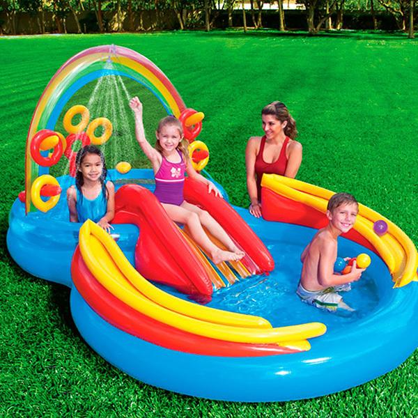 INTEX(インテックス) レインボーリングプレイセンター 297×193×135cm 