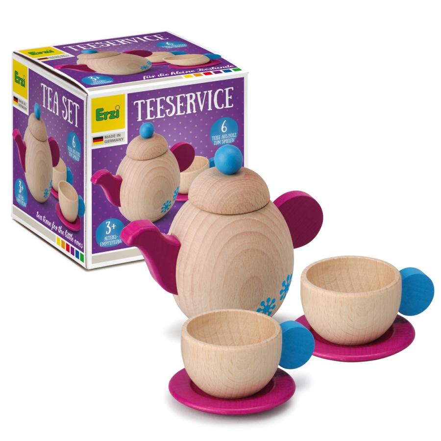 Erzi(エルツィ)木製ままごとセット『ティーセット』Tea Set