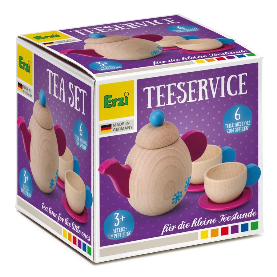Erzi(エルツィ)木製ままごとセット『ティーセット』Tea Set