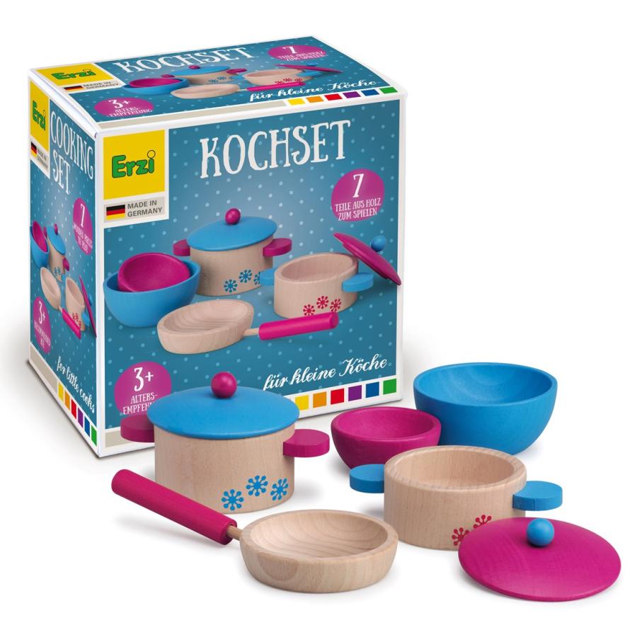 Erzi(エルツィ)木製ままごとセット『調理用品・クッキングセット 